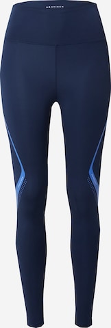 Röhnisch Skinny Workout Pants 'Speed Line' in Blue: front