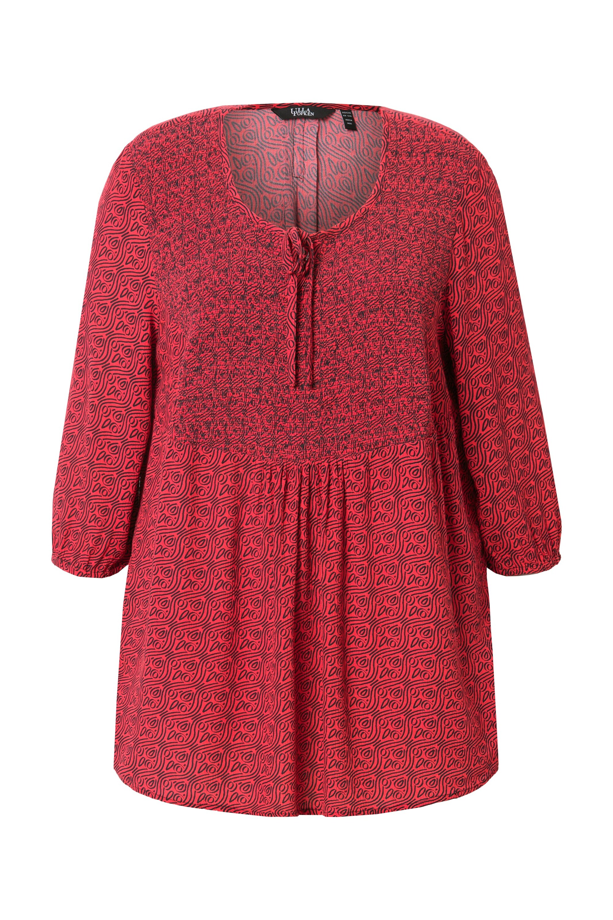Ulla Popken Tuniek in Rood: voorkant