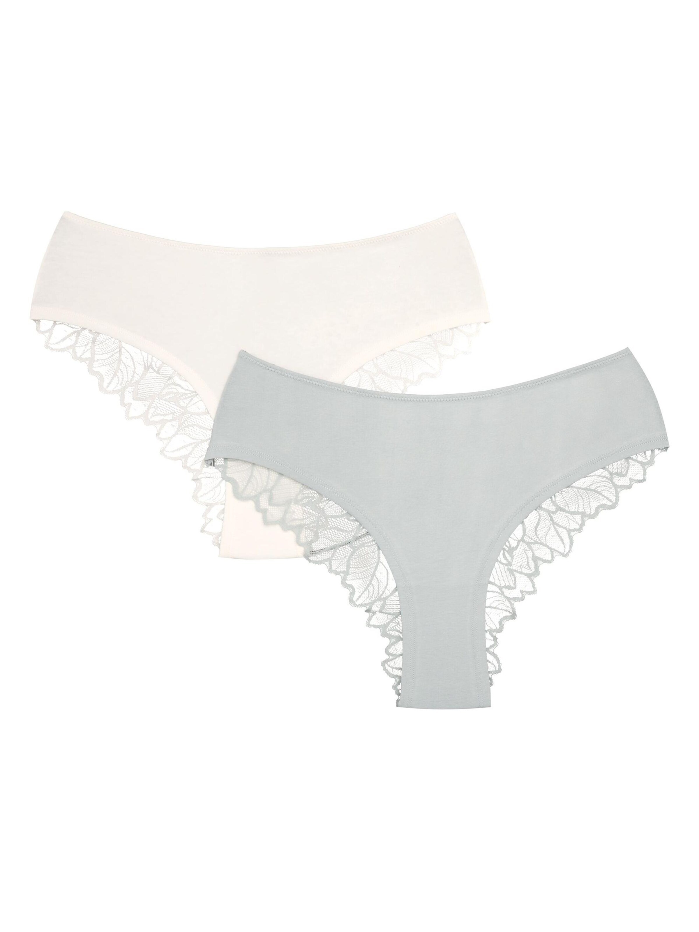 ESOTIQ Boyshorts in White: front