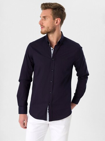 Regular fit Camicia di Dandalo in blu