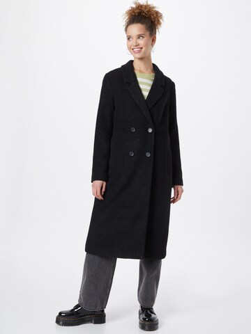 Manteau mi-saison Monki en noir : devant