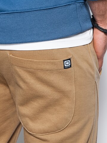 Coupe slim Pantalon 'P948' Ombre en marron