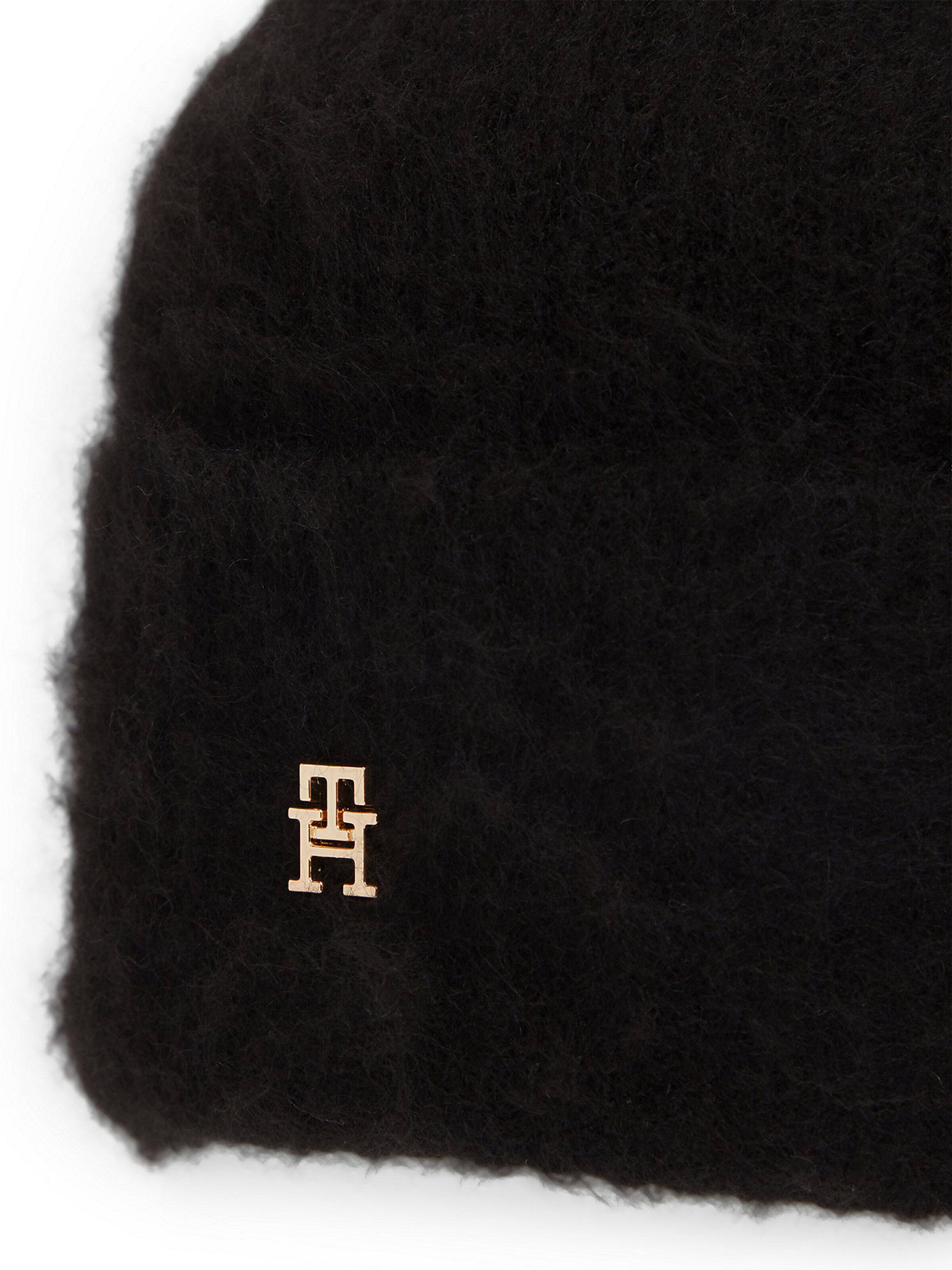 TOMMY HILFIGER Mütze 'Elevated Chic' in Schwarz