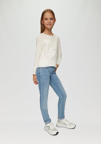 Coupe slim Jean 'Suri' s.Oliver en bleu