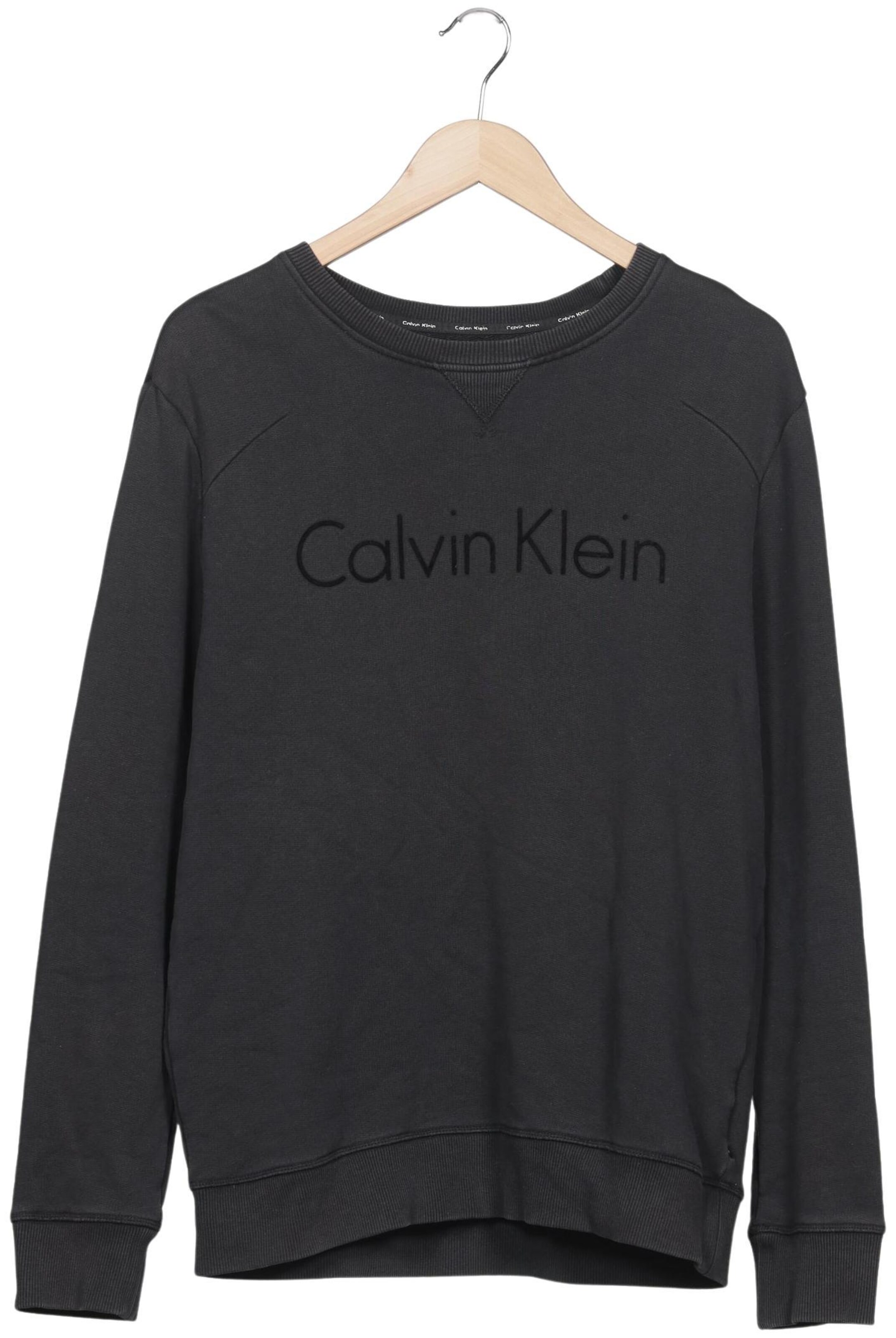 Calvin Klein Jeans Sweatshirt & Zip-Up Hoodie in L in Grey: front