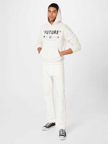 TOM TAILOR DENIM Sweatshirt in Beige