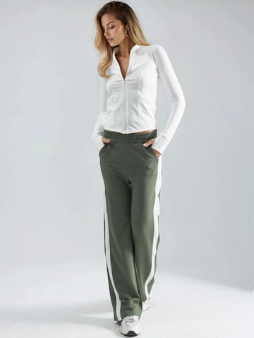 Wide leg Pantaloni di Hiccup in verde
