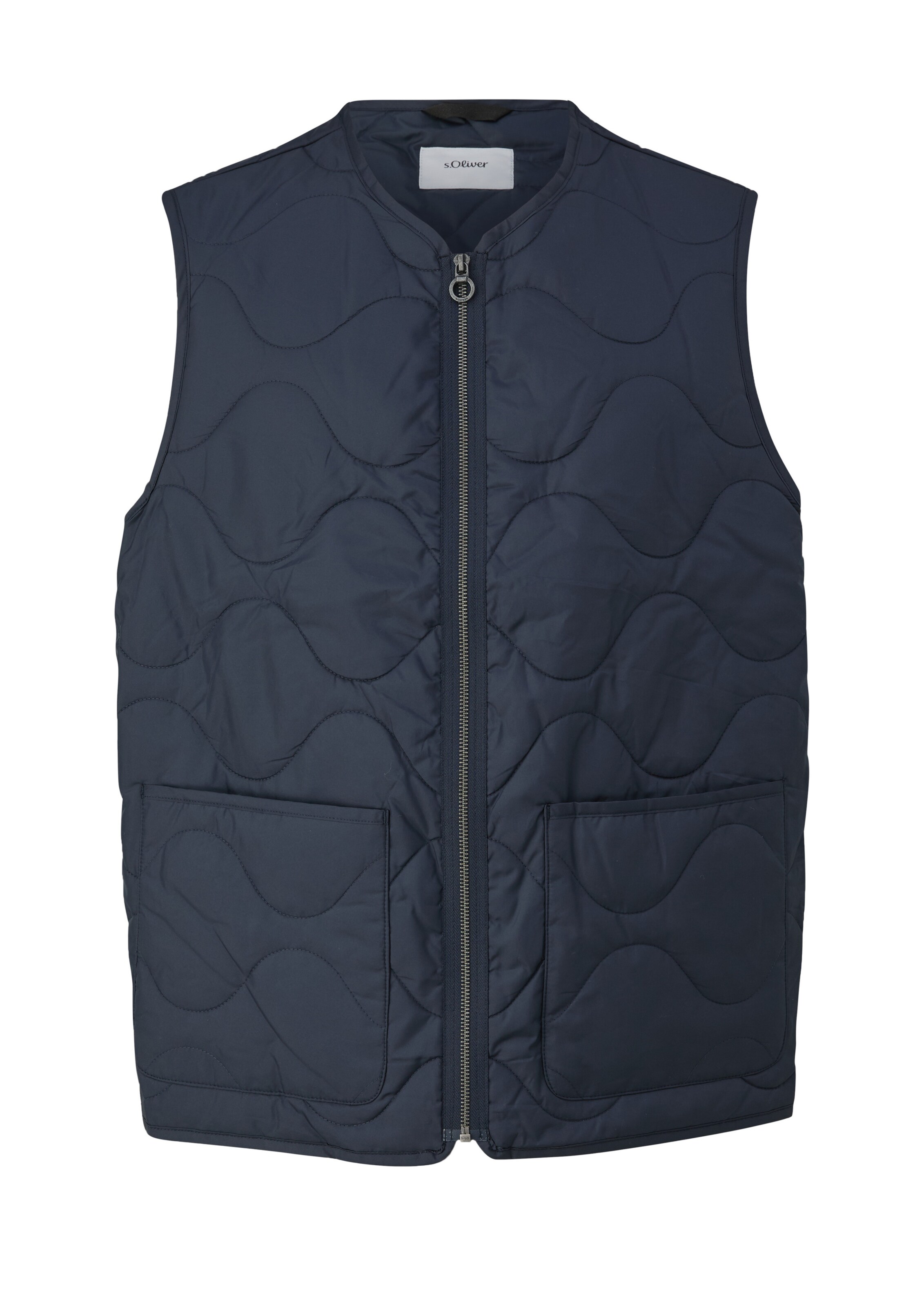 Gilet s.Oliver Men Big Sizes en bleu : devant