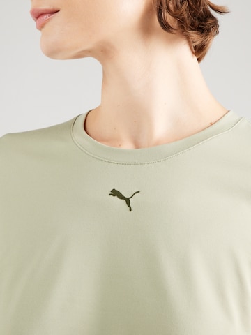 PUMA Funkcionalna majica 'CLOUDSPUN' | zelena barva