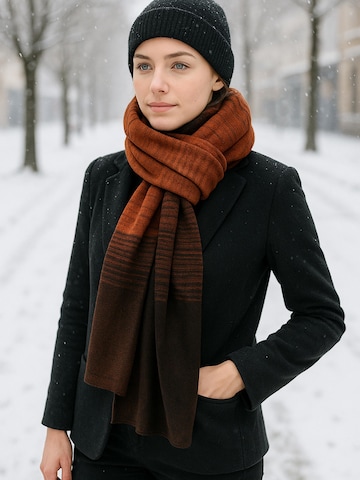 COLLEZIONE ALESSANDRO Scarf 'Zugspitze' in Red: front