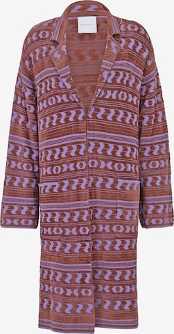 DELICATELOVE Gebreid vest 'TANIA' in Gemengde kleuren: voorkant