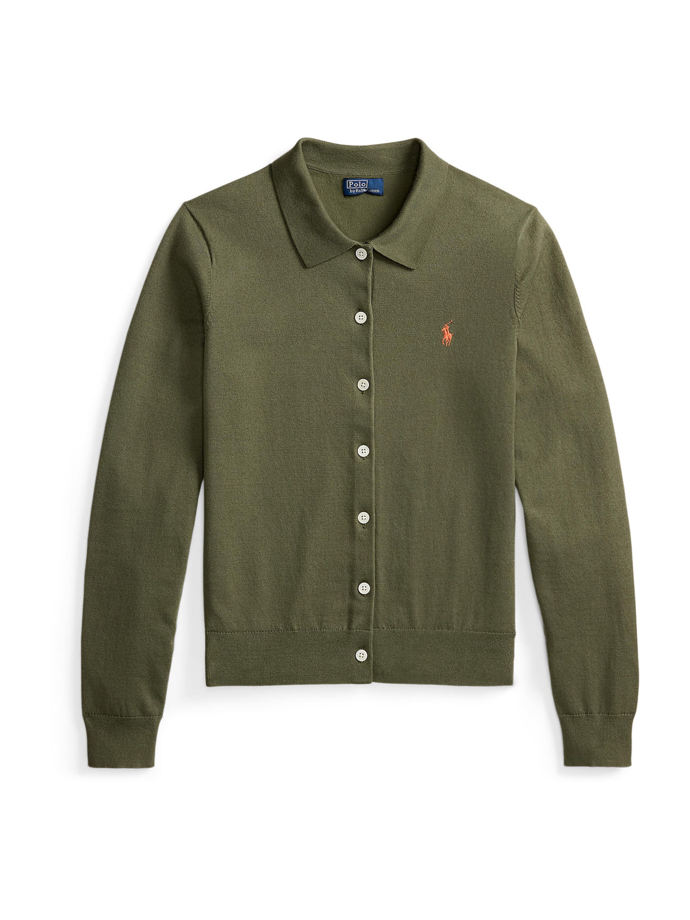 Cardigan Polo Ralph Lauren en vert : devant