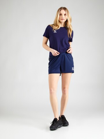 Regular Pantalon de sport 'AUTHENTIC' Hummel en bleu