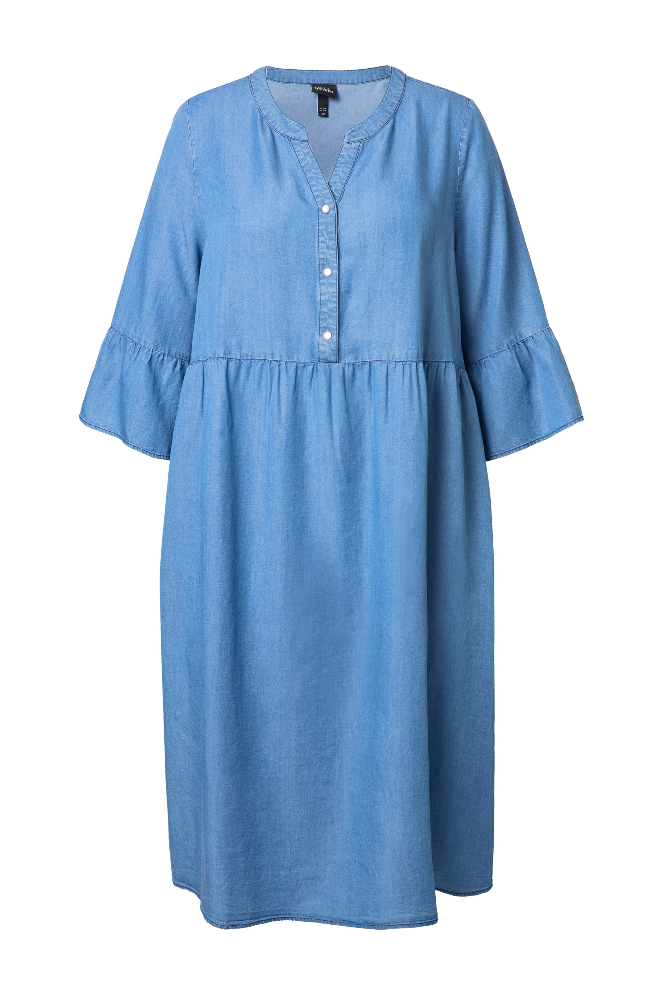 Ulla Popken Jurk in Blauw: voorkant