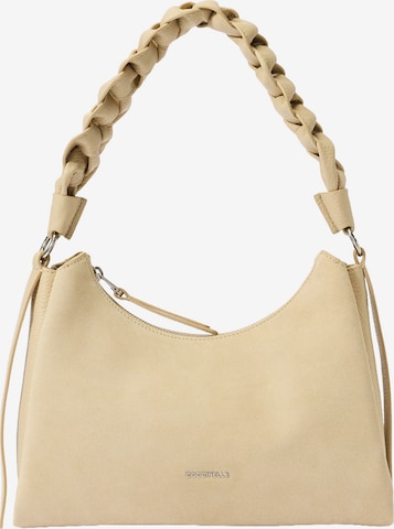 Sac bandoulière 'Arlettis' Coccinelle en beige : devant