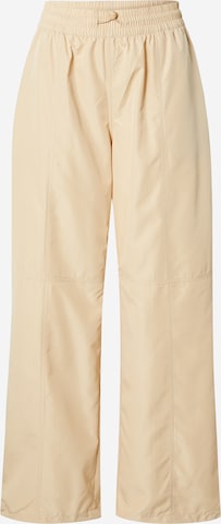 Monki Wide leg Pants in Beige: front