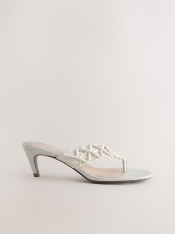 Next T-bar sandals 'Forever Comfort' in White