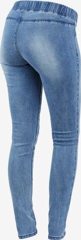 MAMALICIOUS Skinny Jeggings 'Lola' in Blau