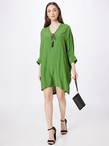 Sisley - Vestido em verde