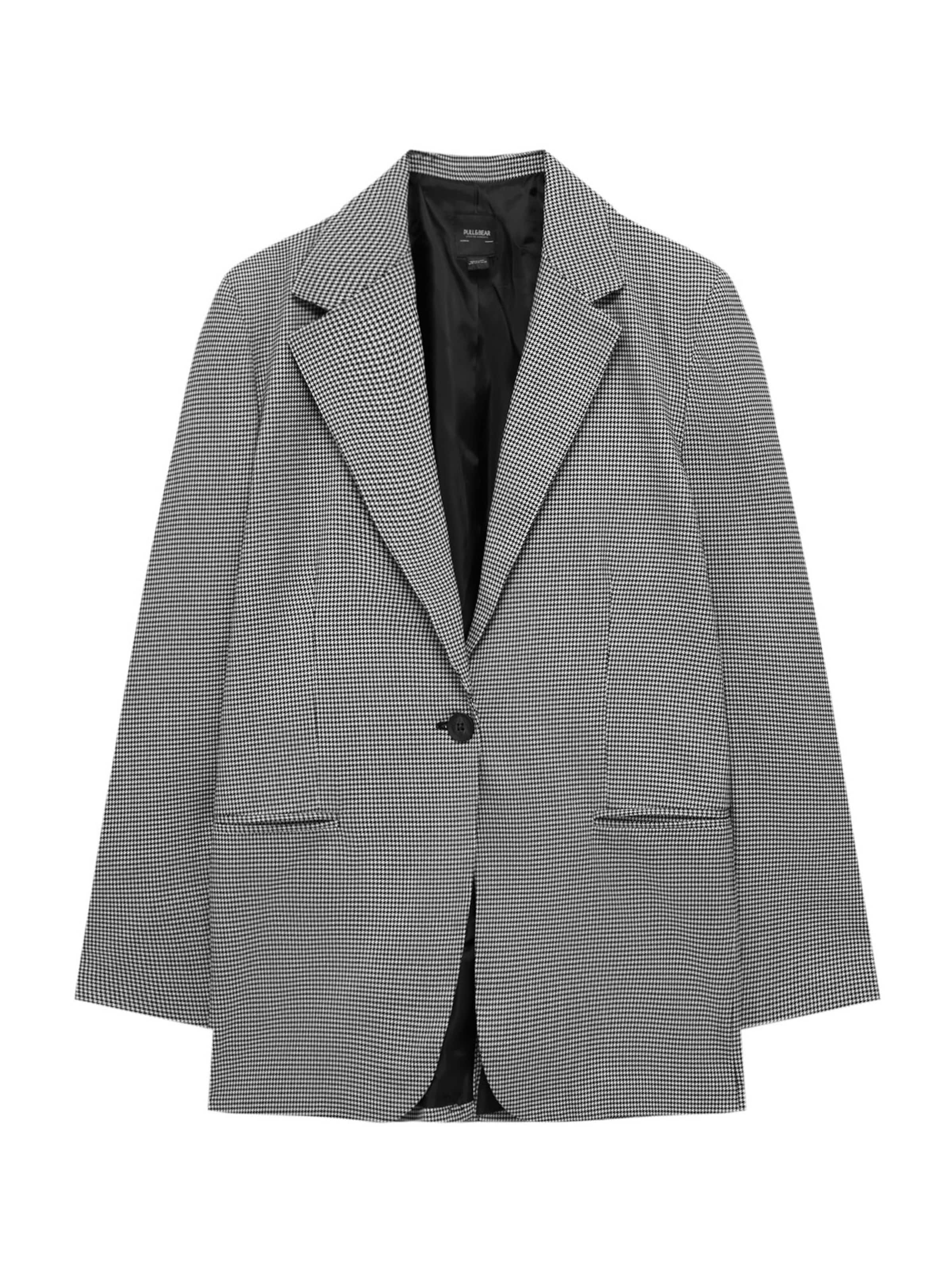 Pull&Bear Marynarka w kolorze czarny: przód