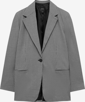 Blazer Pull&Bear en noir : devant