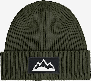 Neverless Beanie 'Mountain' in Green: front