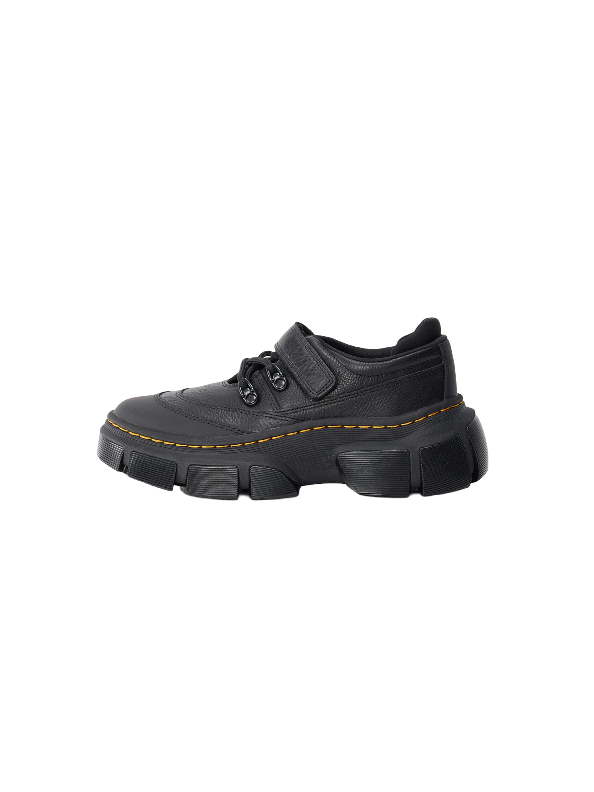 Scarpa stringata di Dr. Martens in nero: frontale