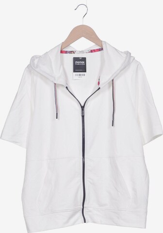 CECIL Sweatshirt & Zip-Up Hoodie in XL in White: front