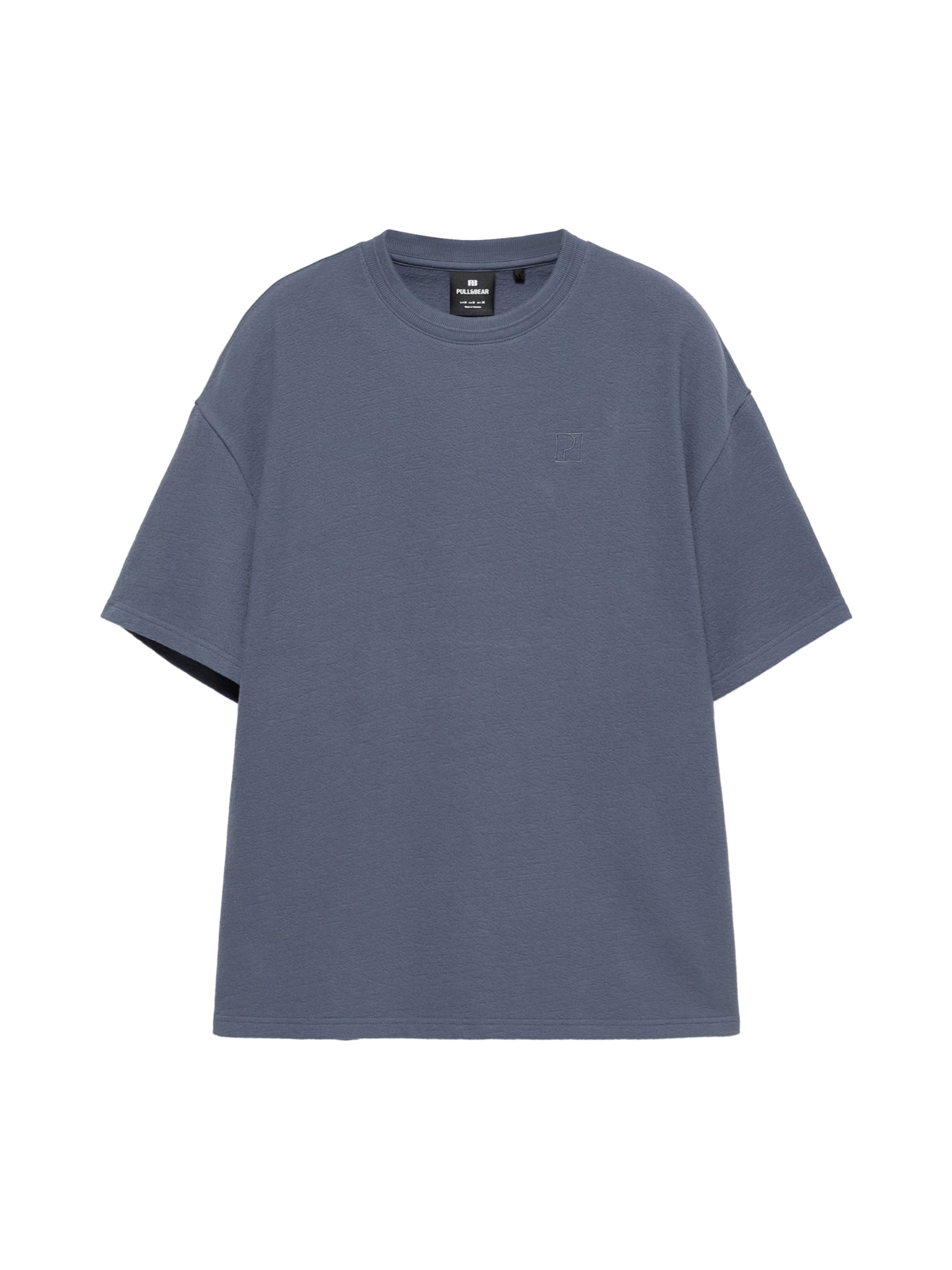 Pull&Bear Shirt in XS in de kleur Smoky blue, Productweergave