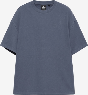 Pull&Bear Shirt in Blauw: voorkant