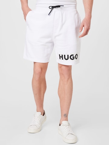 HUGO Spodnie 'Dilton' w kolorze biały: przód