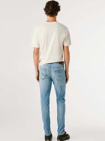 Pepe Jeans - Skinny Calças de ganga 'Finsbury' em azul