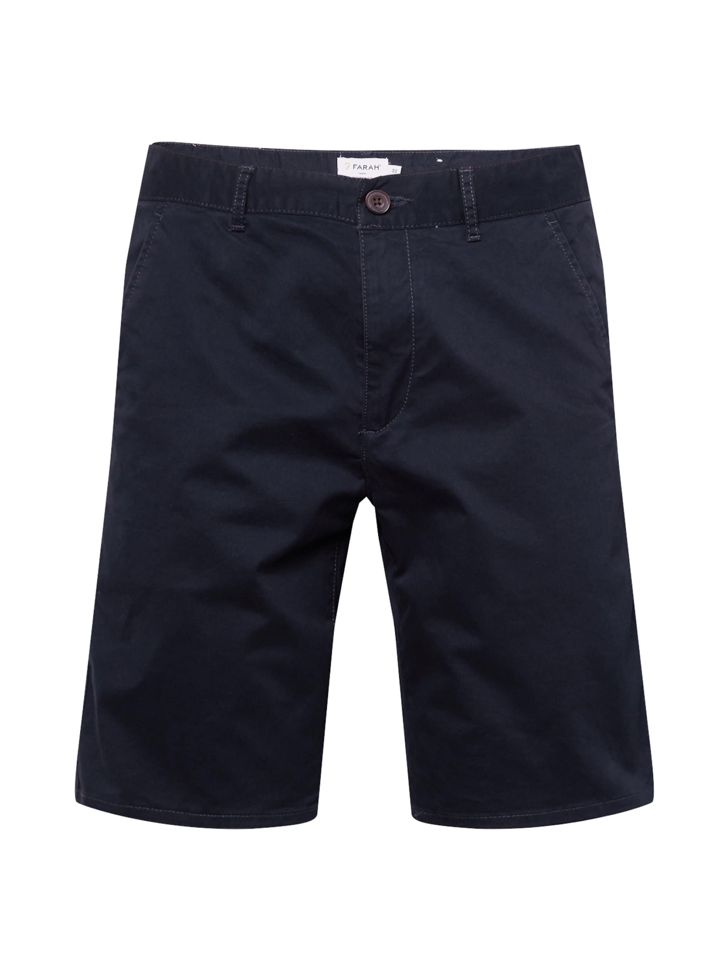 FARAH regular Lærredsbukser 'HAWK' i blå: forside