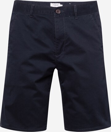 FARAH Regular Chino 'HAWK' in Blauw: voorkant