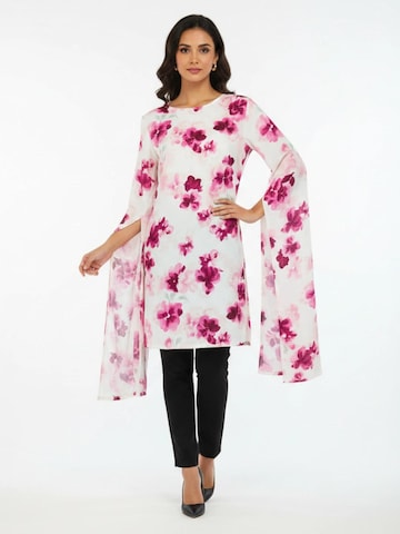 Chemisier 'RADWA Floral-Print Top' Radwa en rouge
