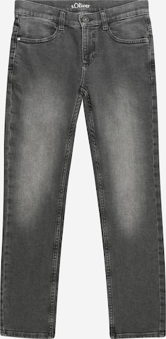 s.Oliver Slimfit Jeans 'Seattle' in Grijs: voorkant