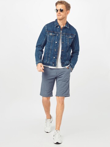 TOM TAILOR DENIM Slimfit Shorts in Blau