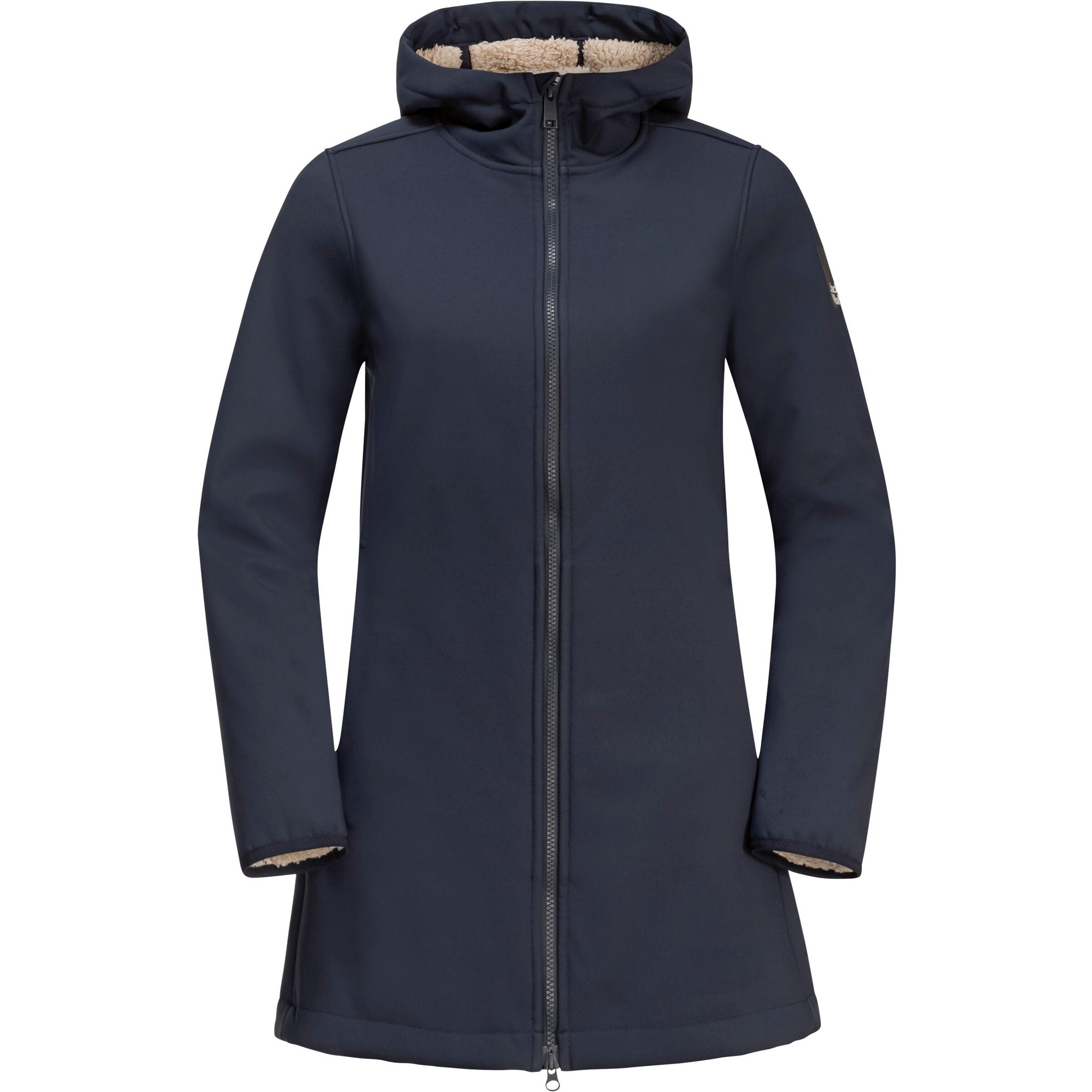 JACK WOLFSKIN Outdoormantel 'Windland' in Blau: Vorderseite