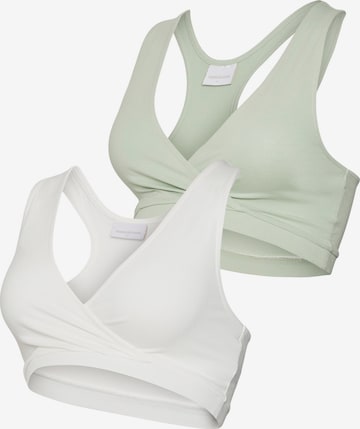 MAMALICIOUS Nursing bra 'Helene' in Green: front