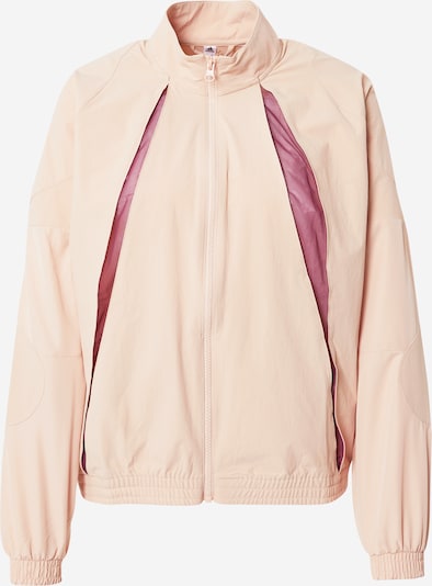 ADIDAS PERFORMANCE Tréningová bunda - farba lesného ovocia / pastelovo ružová, Produkt