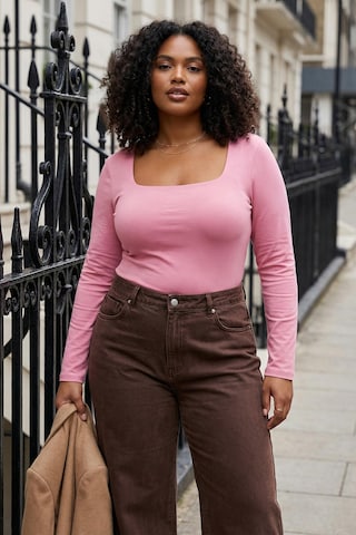 Trendyol Curve Shirts i pink: forside