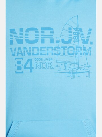 Jan Vanderstorm Sweatshirt ' Jeppe ' in Blau