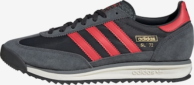 ADIDAS ORIGINALS Niske tenisice 'SL 72 RS' u zlatna / bazalt siva / crvena / crna, Pregled proizvoda