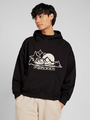 PegadorSweater majica 'PANSY' - crna boja: prednji dio