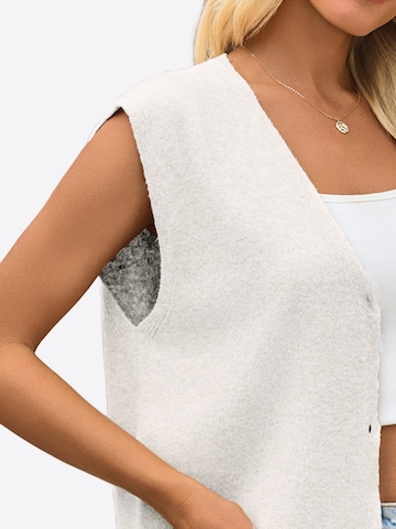 Imily Bela Πλεκτό γιλέκο σε λευκό