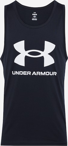 T-Shirt fonctionnel UNDER ARMOUR en noir : devant