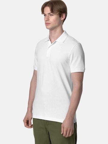K-Way Shirt 'K-WAY AMEDEE PIQUE SLIM T-Shirt e Polo' in Wit
