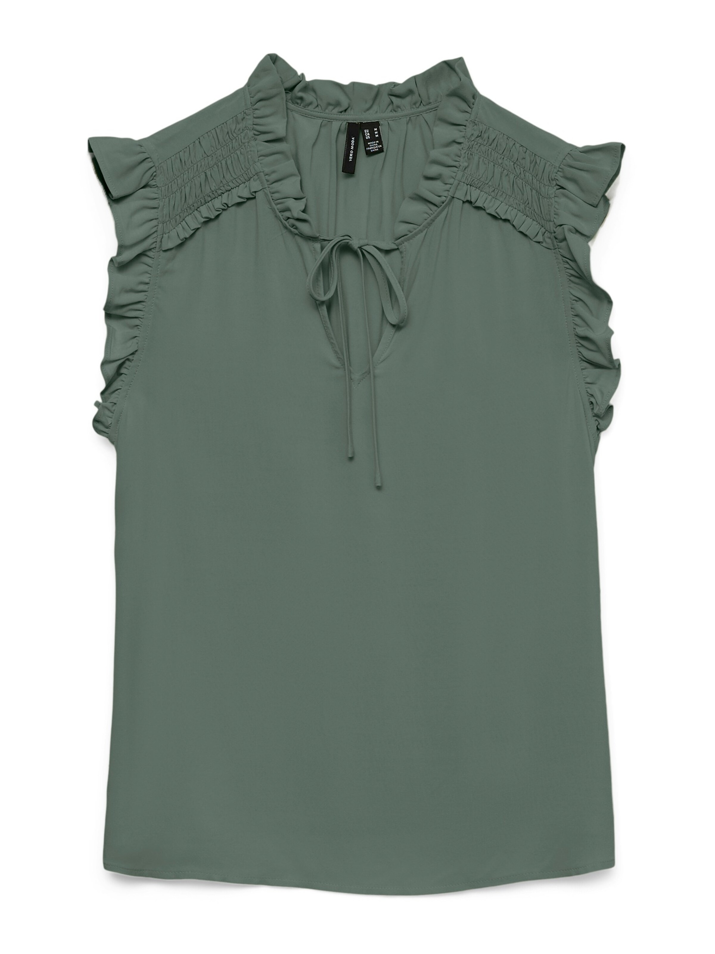 zaļš VERO MODA Blūze 'VMALBA': no priekšpuses