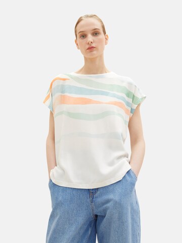 T-shirt TOM TAILOR en blanc