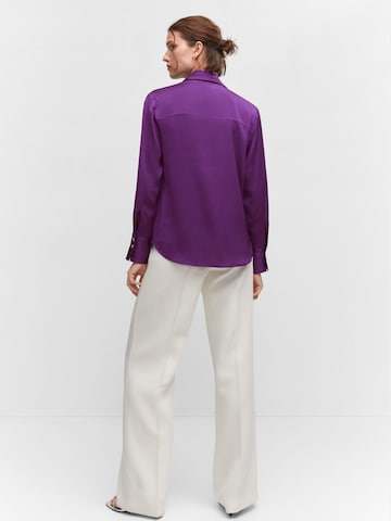 MANGO Blouse 'Ideale' in Purple